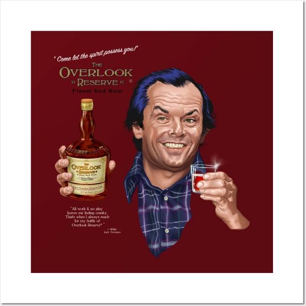 The Overlook - Finest Red Rum Wall Art by Momech